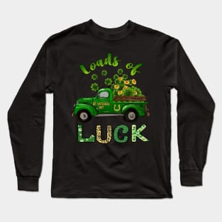 Loads of Luck Truck Shamrocks Toddler St Patrick's Day Fun Long Sleeve T-Shirt